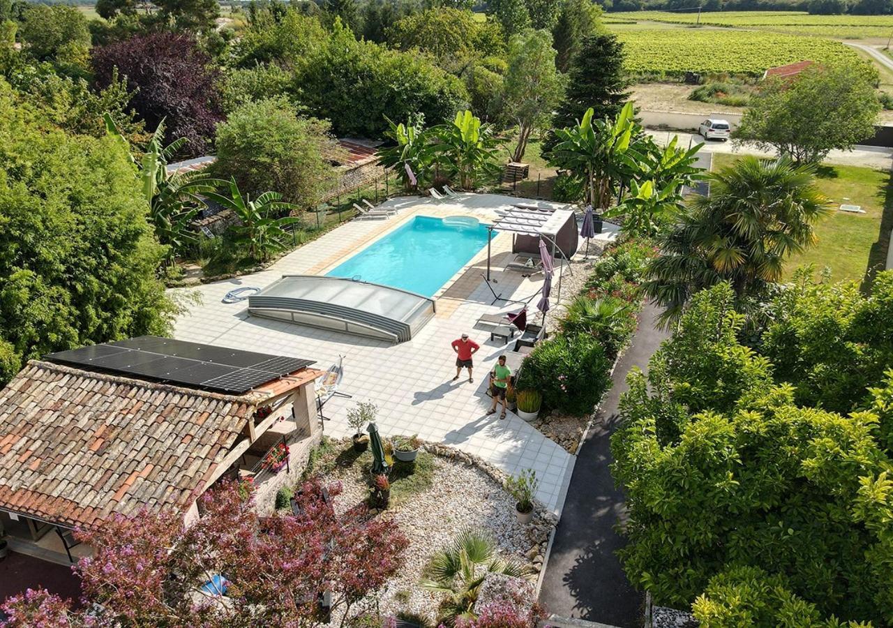 Jardin D'Arcy - Chambres D'Hotes Avec Piscine Et Spa Bois Exterior foto